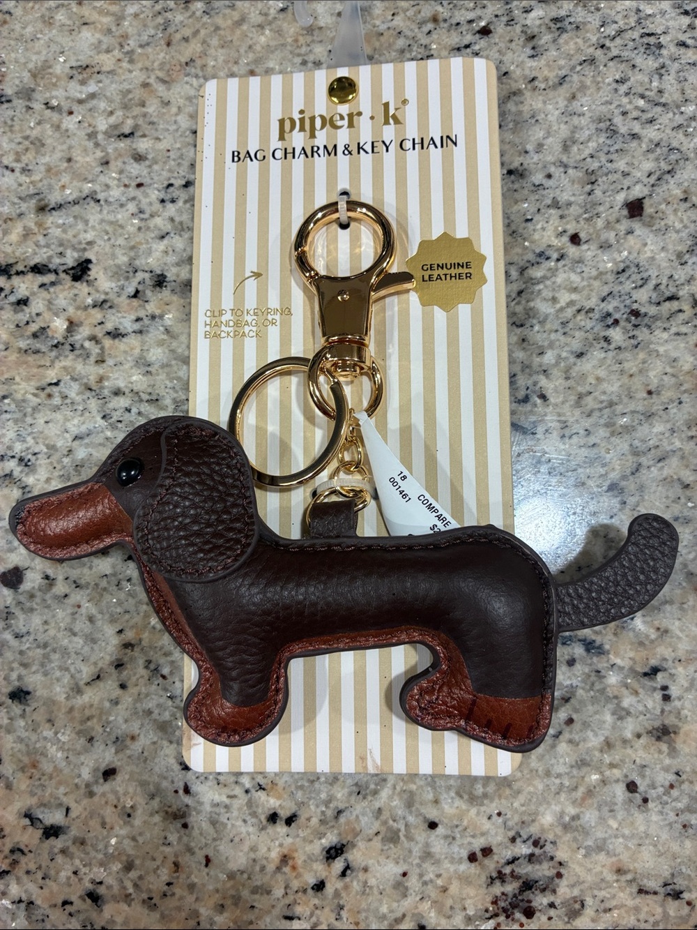Piper K Bag Charm and Key Chain